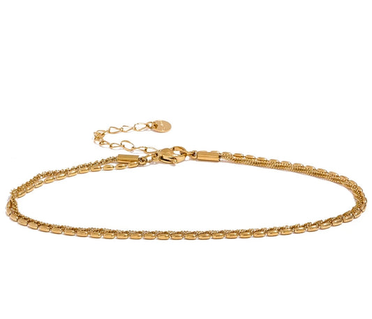 Anklet Women Charm Gold Silver Color Jewelry