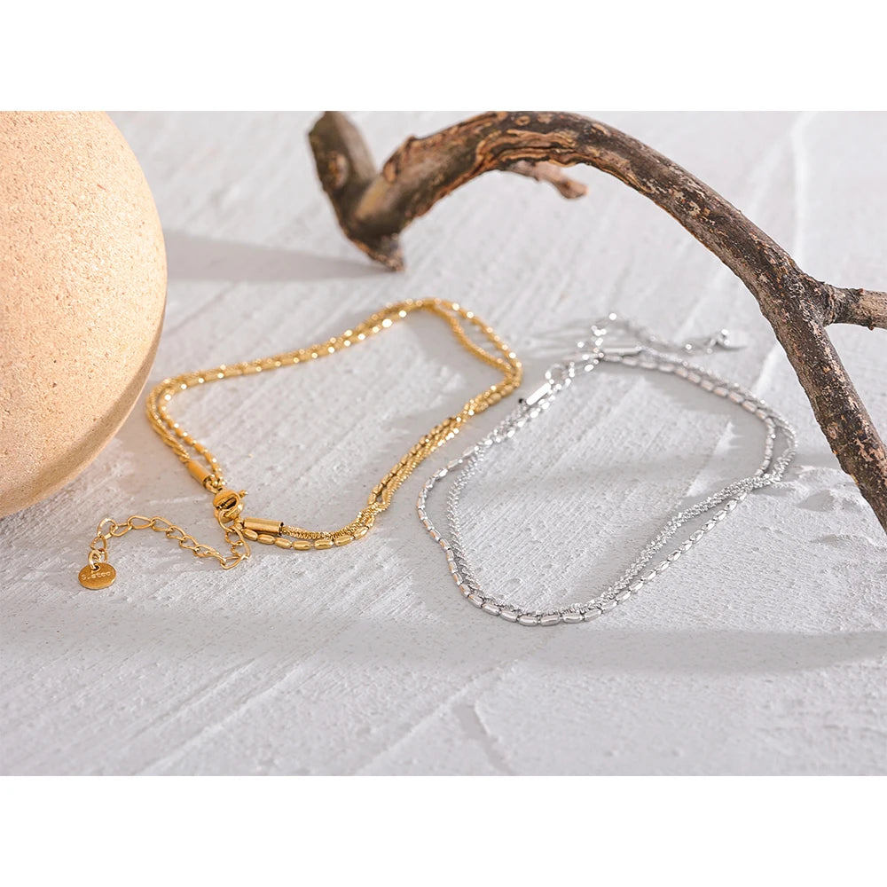 Anklet Women Charm Gold Silver Color Jewelry