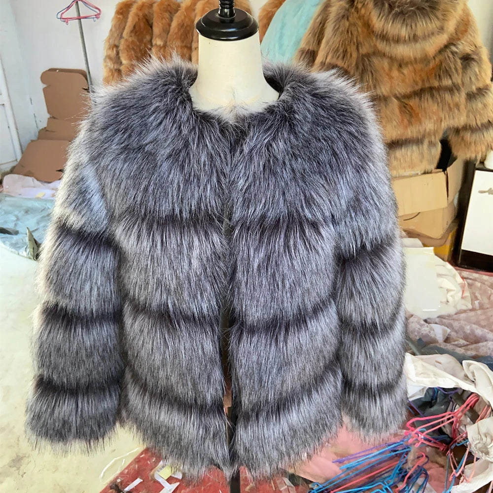 Faux Fur Coat